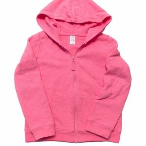 Carter's Bright Pink Full-Zip Hooded Sweatshirt for Kids